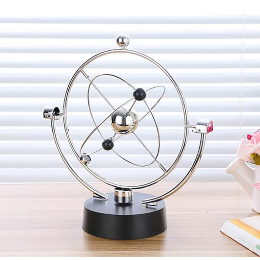 Rotating Balance Pendulum Ball Physics Science Simulation Planet Annularity Model Electronic Perpetual Toys Figurines Home Decor