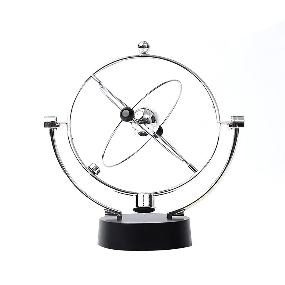 Rotating Balance Pendulum Ball Physics Science Simulation Planet Annularity Model Electronic Perpetual Toys Figurines Home Decor