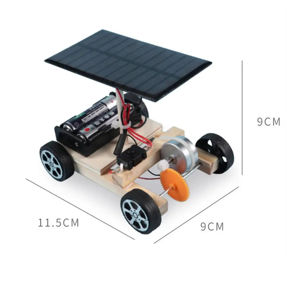 Manual Assemble Solar Electric Vehicle Scientific Experiment DIY