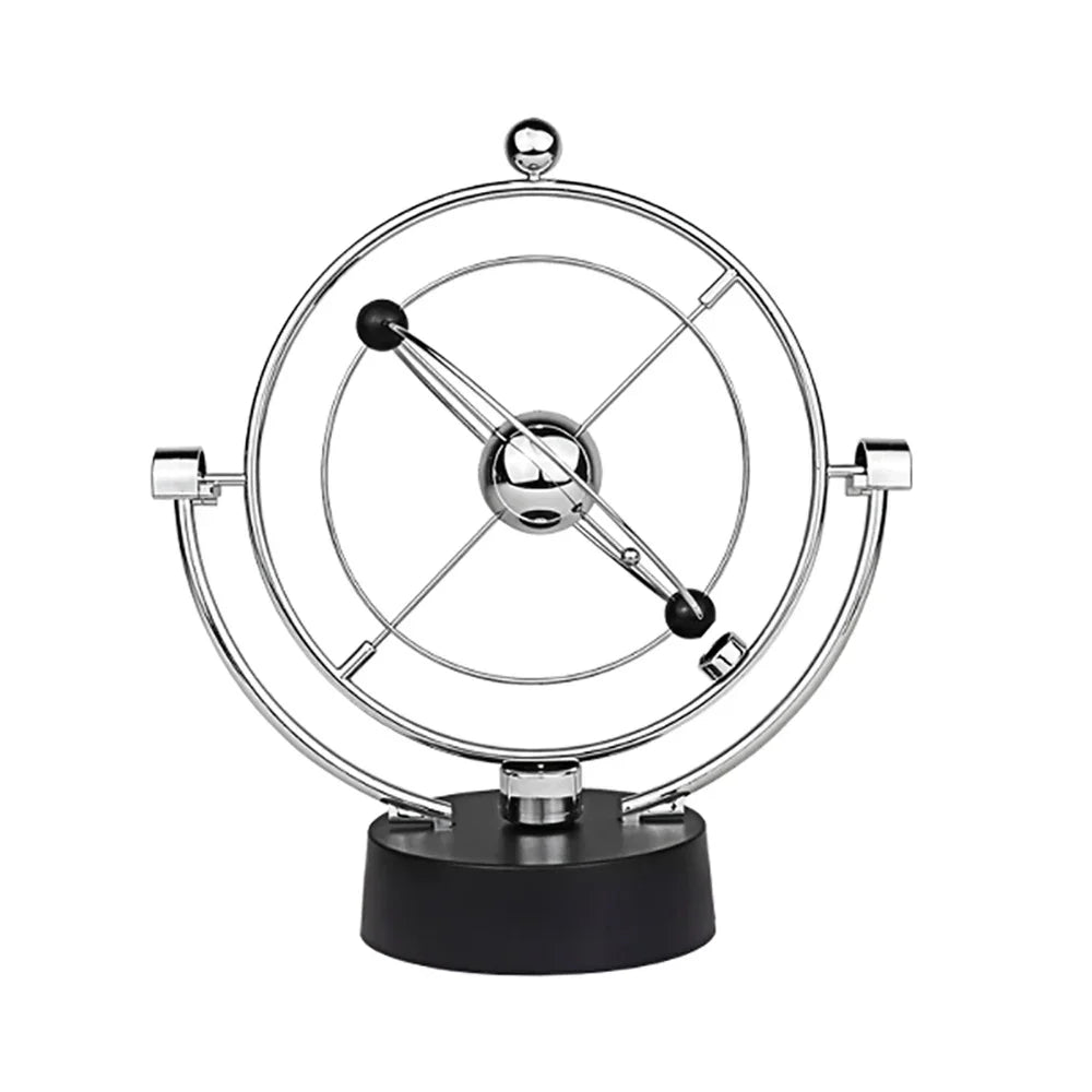 Rotating Balance Pendulum Ball Physics Science Simulation Planet Annularity Model Electronic Perpetual Toys Figurines Home Decor