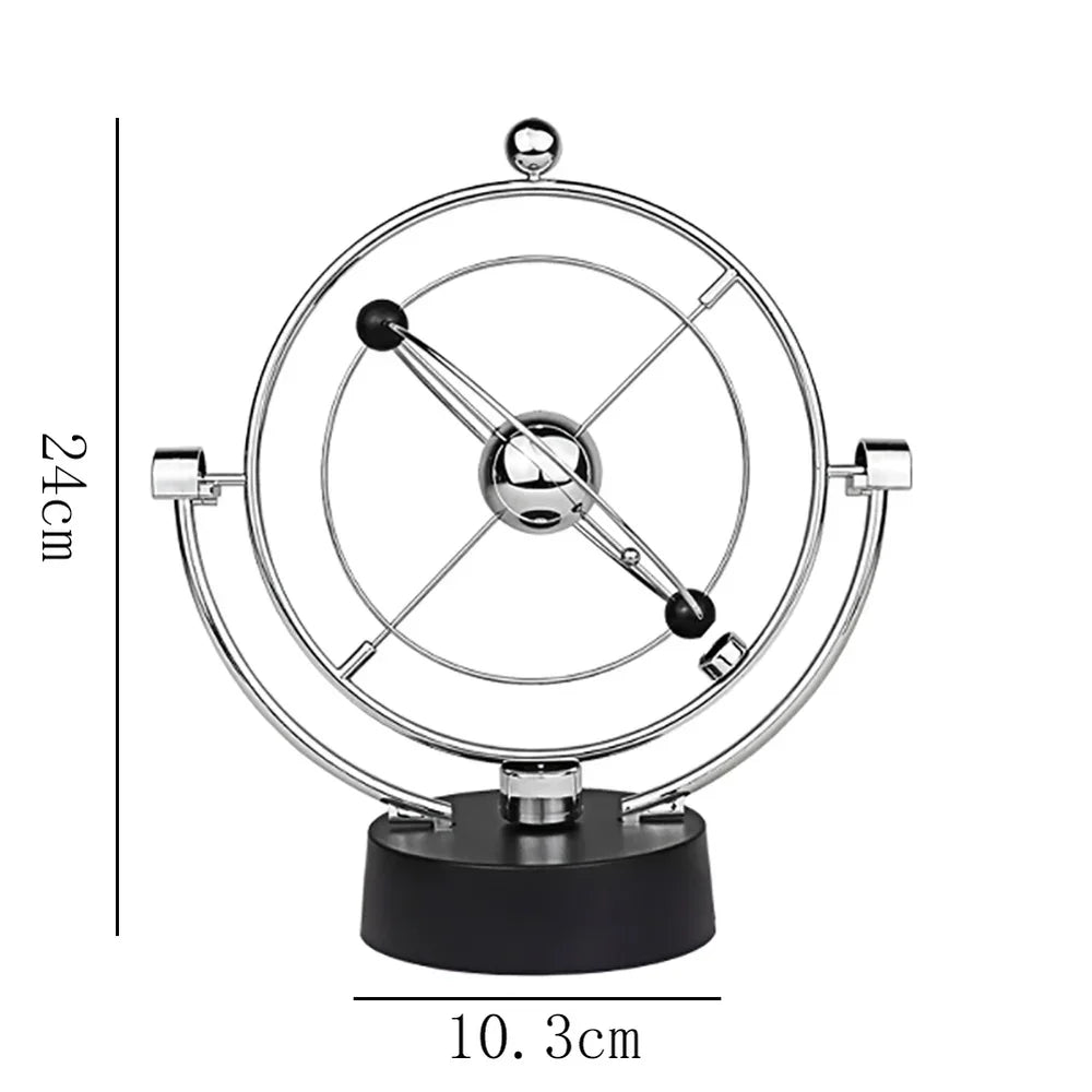 Rotating Balance Pendulum Ball Physics Science Simulation Planet Annularity Model Electronic Perpetual Toys Figurines Home Decor