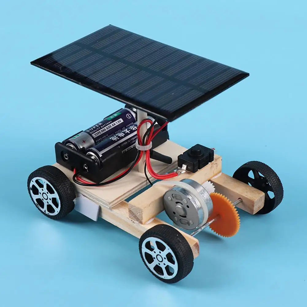 Manual Assemble Solar Electric Vehicle Scientific Experiment DIY