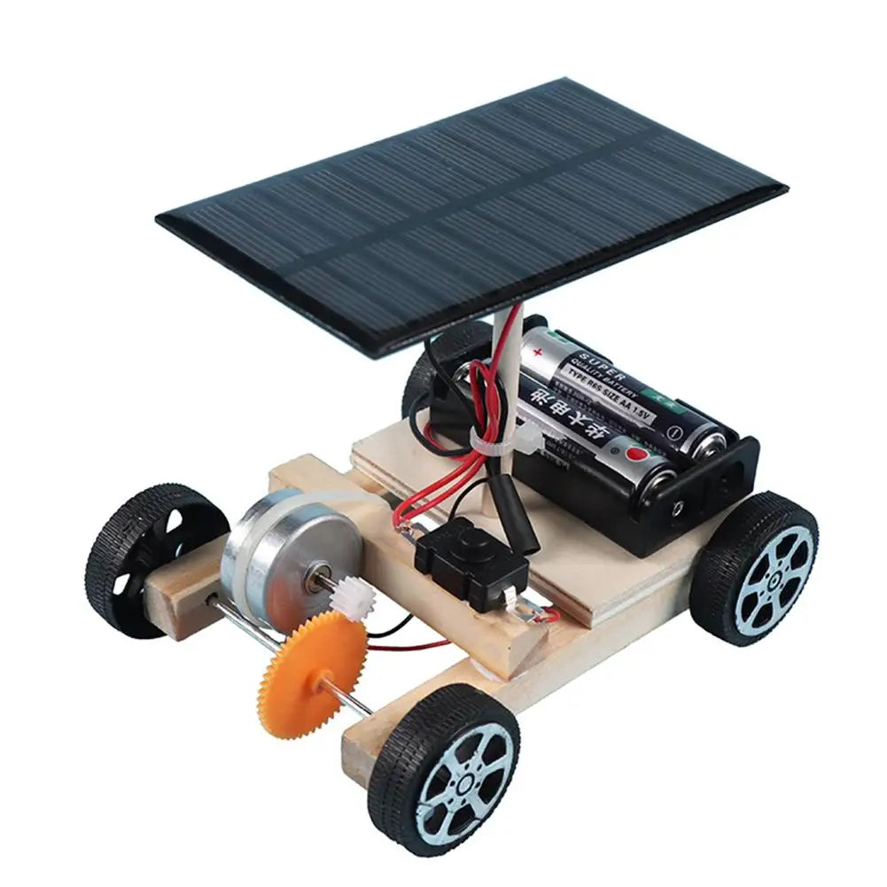 Manual Assemble Solar Electric Vehicle Scientific Experiment DIY